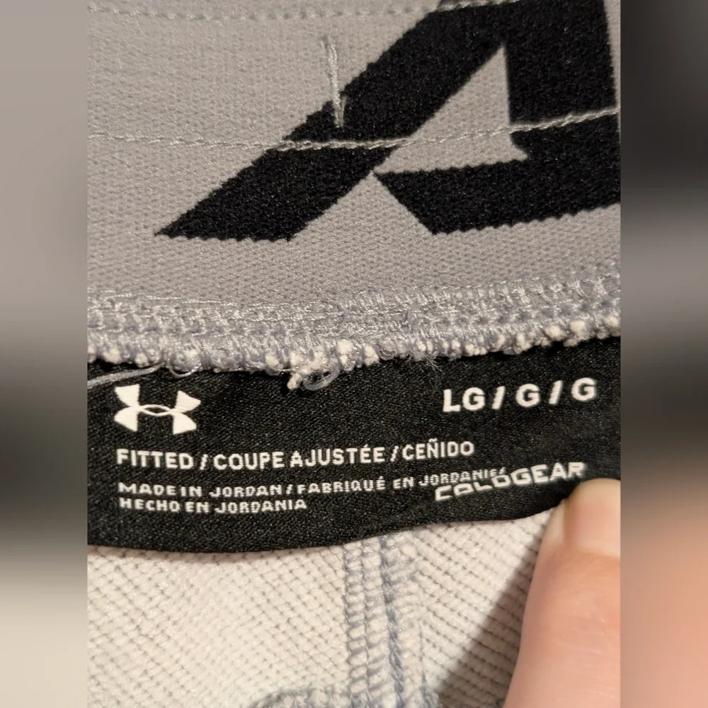 Under Armour ColdGear Fitted Gray Tapered Joggers Men's Large - Picture 4 of 4